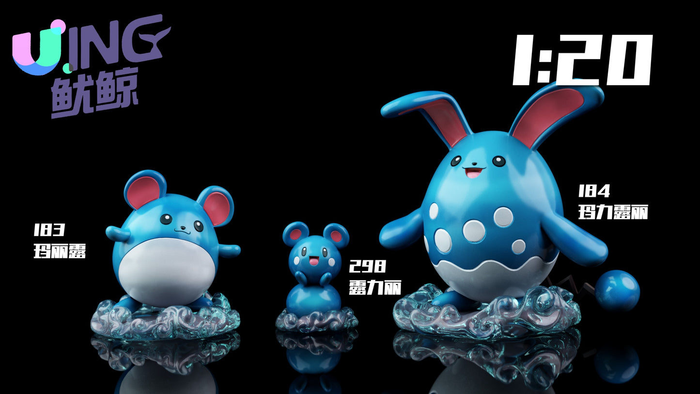 [PREORDER CLOSED] 1/20 Scale World Figure [UING] - Marill & Azumarill & Azurill