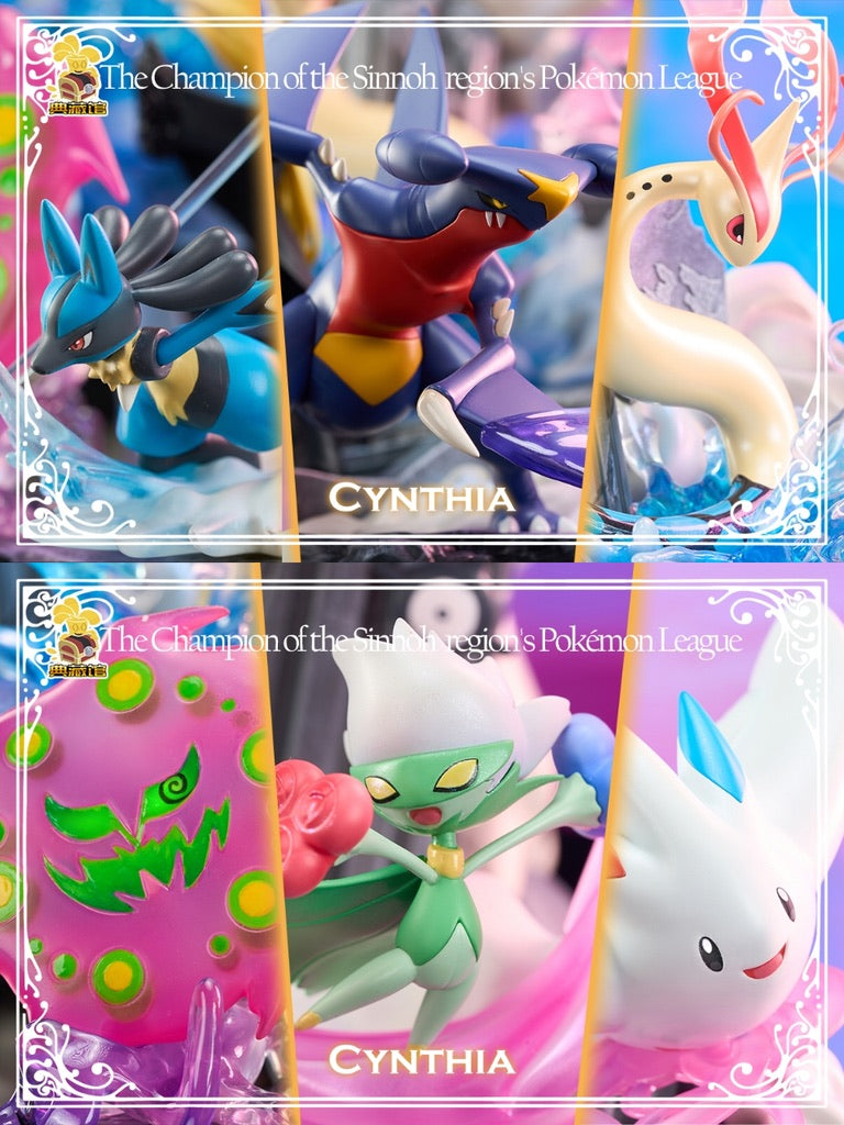 [PREORDER] 1/20 Scale World Figure [DCG] - Cynthia & Togetic & Milotic & Roserade & Gastrodon & Spiritomb & Garchomp & Lucario