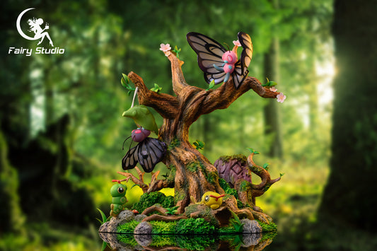 [PREORDER] Statue [FAIRY] - Caterpie & Metapod & Butterfree