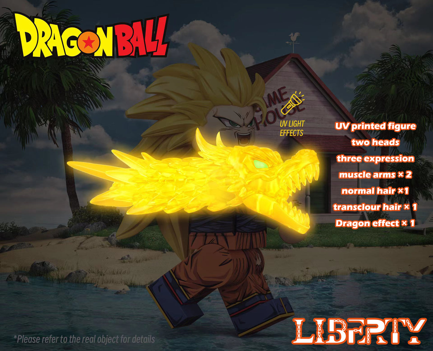 [PREORDER] Custom Designed Minifigure [LIBERTY BRICK] - Super Saiyan Son Goku SSJ3