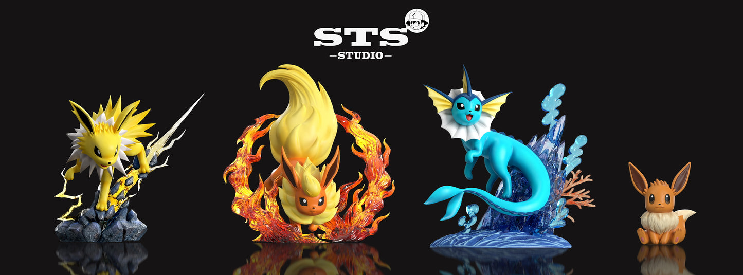 [PREORDER] 1/20 Scale World Figure [STS] - Eevee & Vaporeon & Jolteon & Flareon