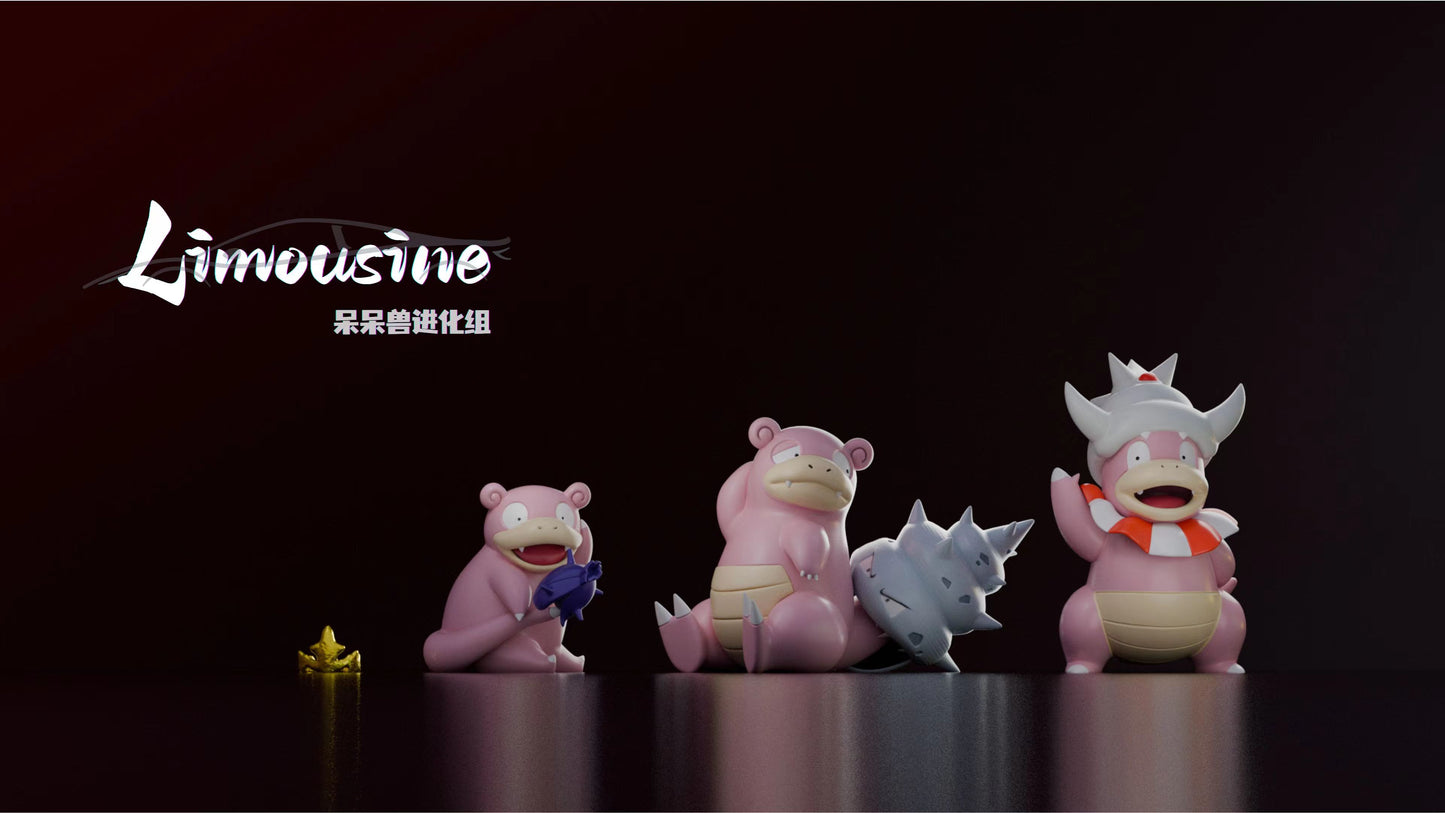 [PREORDER] 1/20 Scale World Figure [LIMOUSINE] - Slowpoke & Slowbro & Slowking & Mega Slowbro