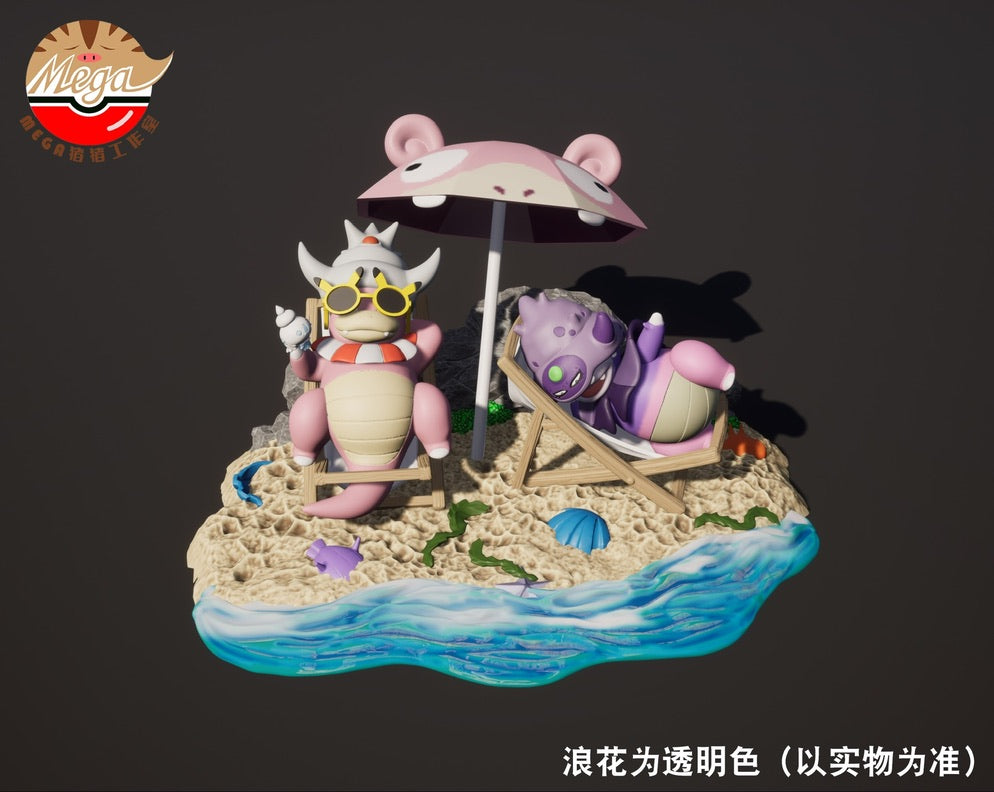 [PREORDER] 1/20 Scale World Figure [MEGAZZ] - Slowbro & Slowking & Galarian Slowbro & Galarian Slowking