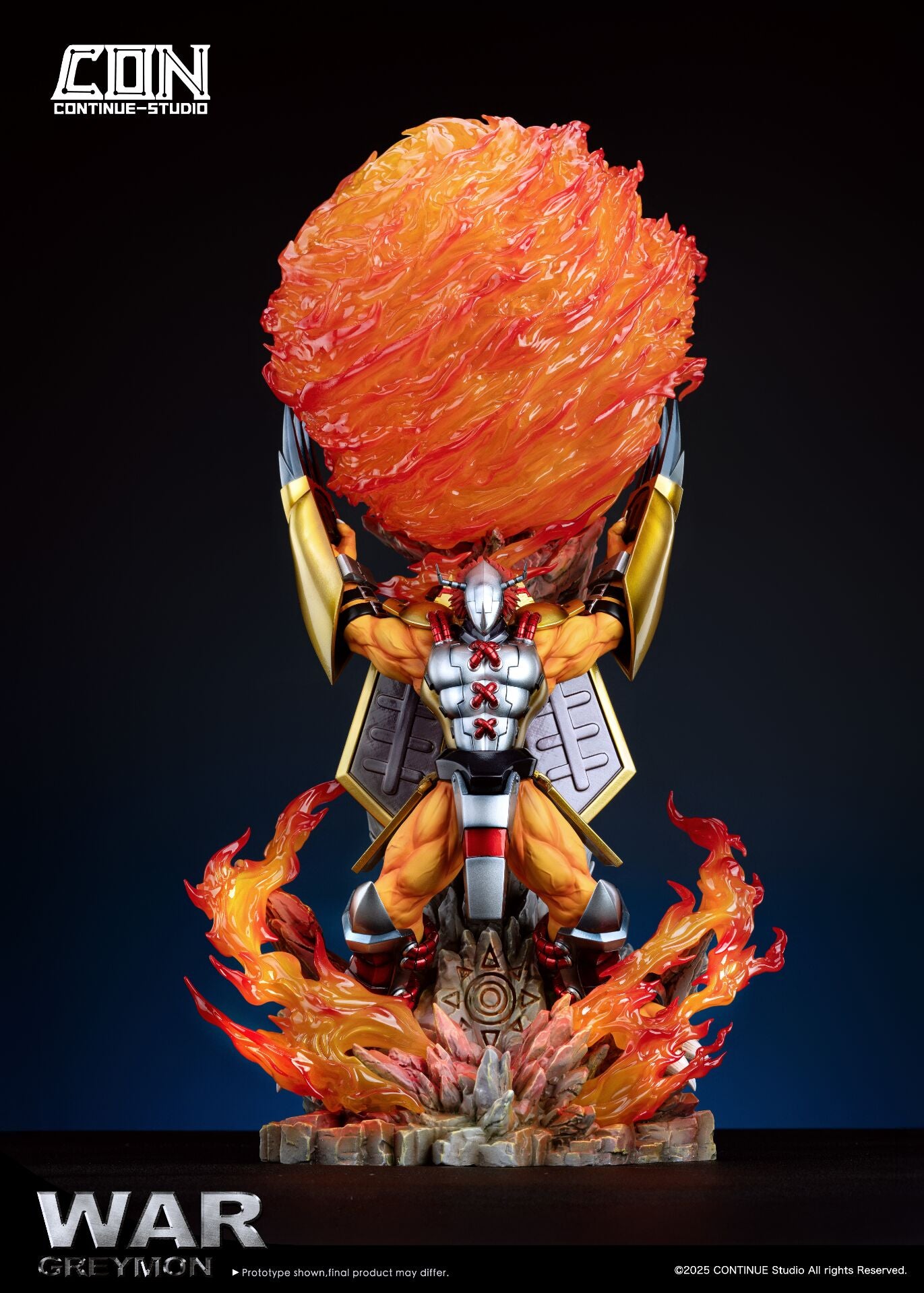 [PREORDER] Digimon Figure [CONTINUE] - War Greymon