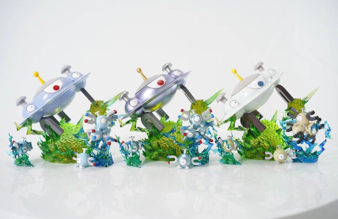 [IN STOCK] 1/20 Scale World Figure [PALLET TOWN] - Magnemite & Magneton & Magnezone