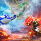 [PREORDER] 1/20 Scale World Figure [WONDER] - Mega Rayquaza & Primal Groudon & Primal Kyogre