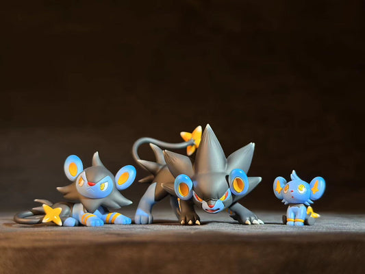 [PREORDER] 1/20 Scale World Figure [MONSTER RESEARCH INSTITUTE] - Shinx & Luxio & Luxray