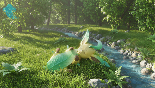 [PREORDER] 1/20 Scale World Figure [LFG] - Leafeon & Glaceon