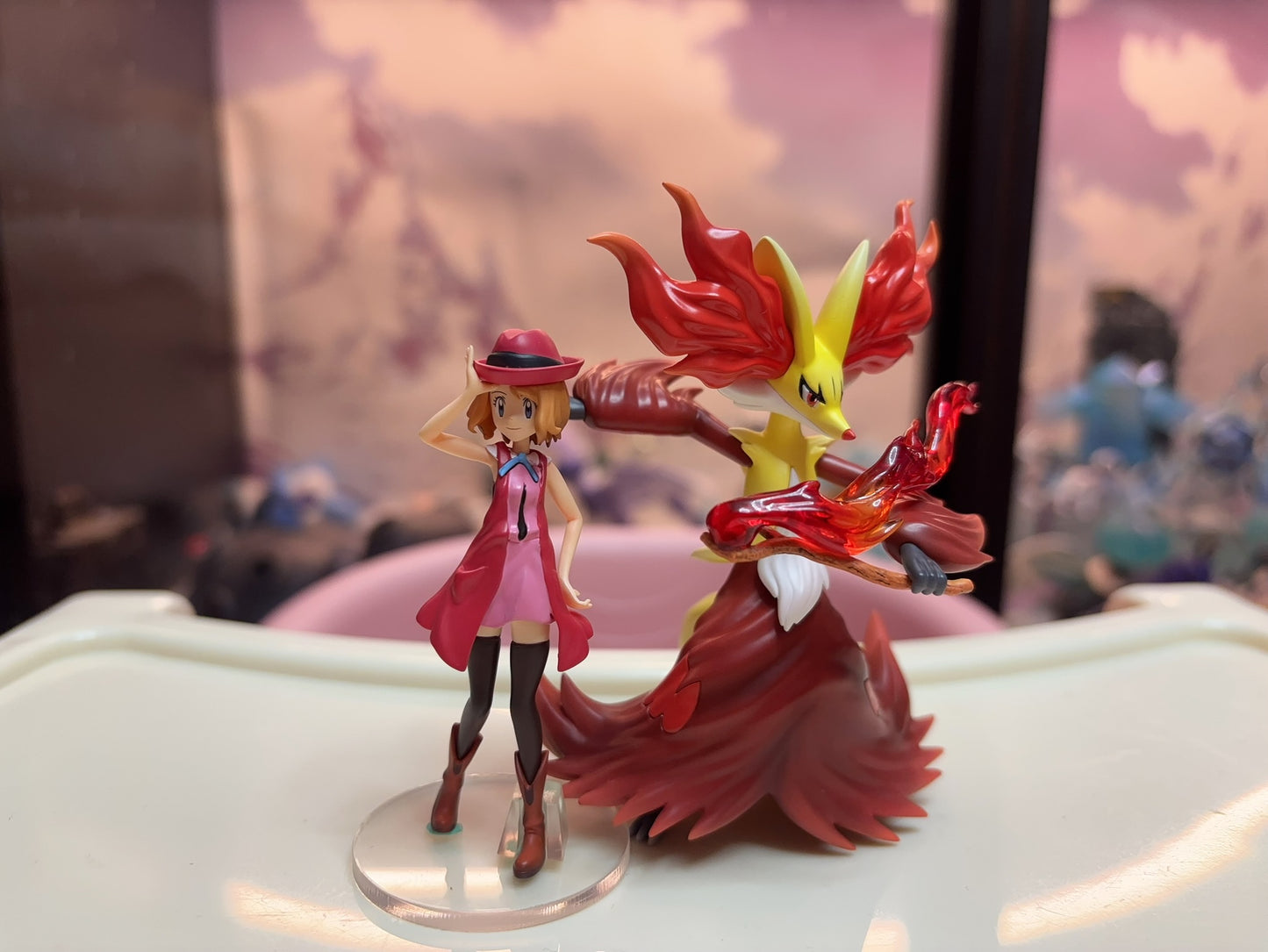 [PREORDER] 1/20 Scale World Figure [FOG] - Fennekin & Braixen & Delphox