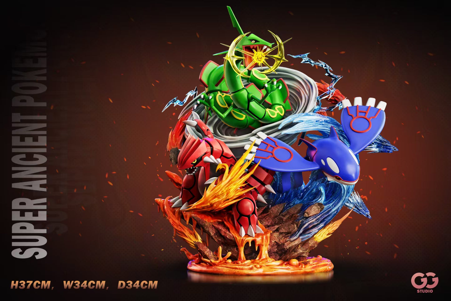 [PREORDER] Statue [GUGU] - Kyogre & Groudon & Rayquaza