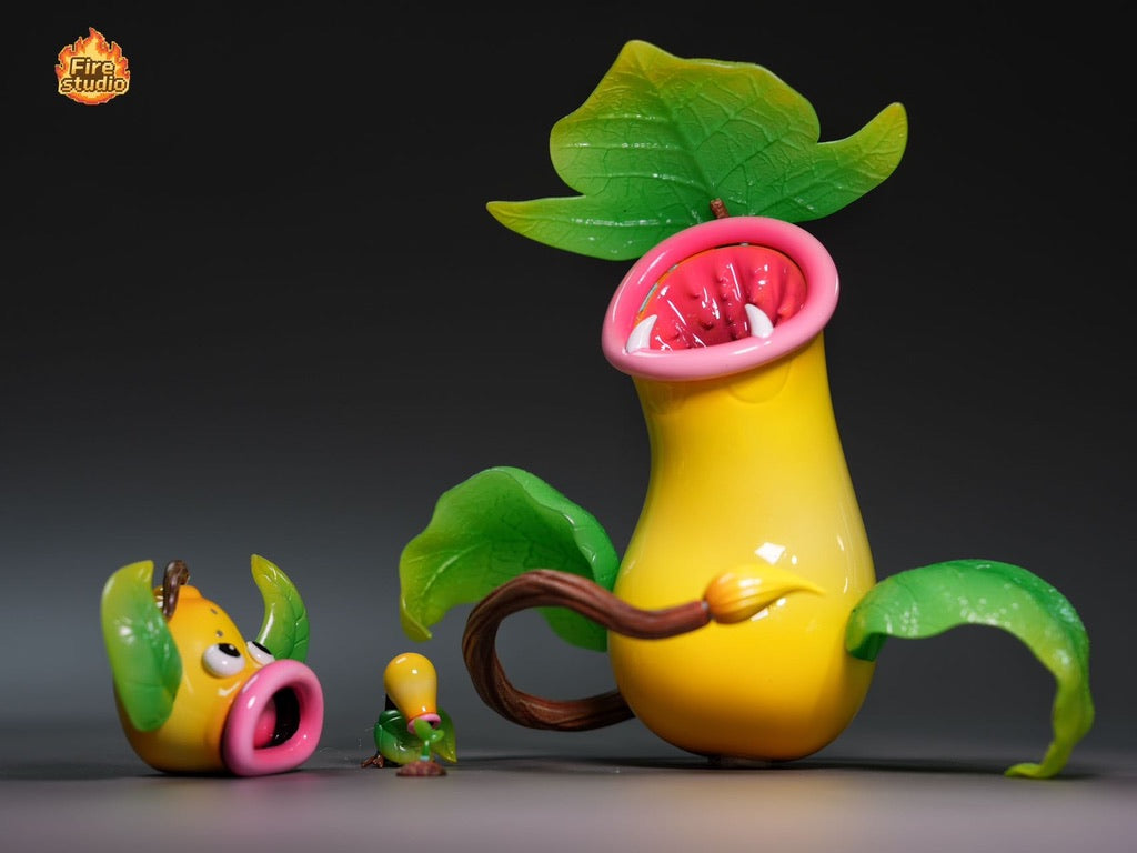 [PREORDER] 1/20 Scale World Figure [FIRE] - Bellsprout & Weepinbell & Victreebel