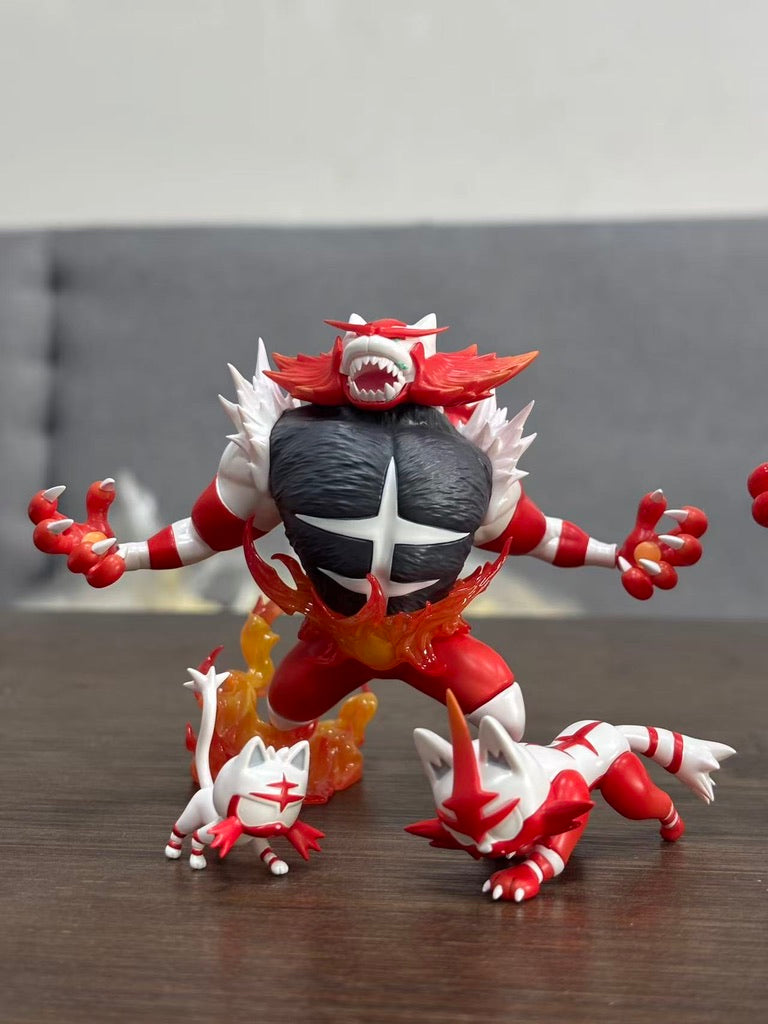 [PREORDER] 1/20 Scale World Figure [MOYU] - Litten & Torracat & Incineroar