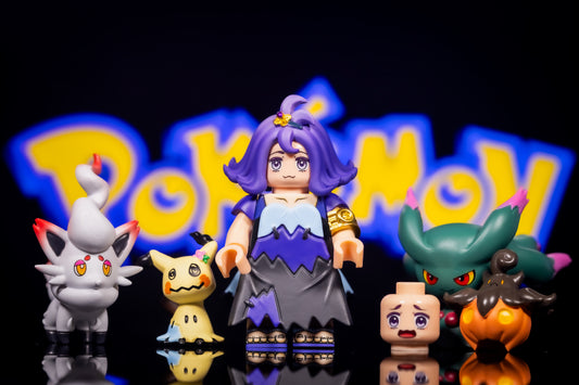 [IN STOCK] Pokémon Minifigure [Liberty Brick] - Acerola & Misdreavus & Zorua & Pumpkaboo & Mimikyu