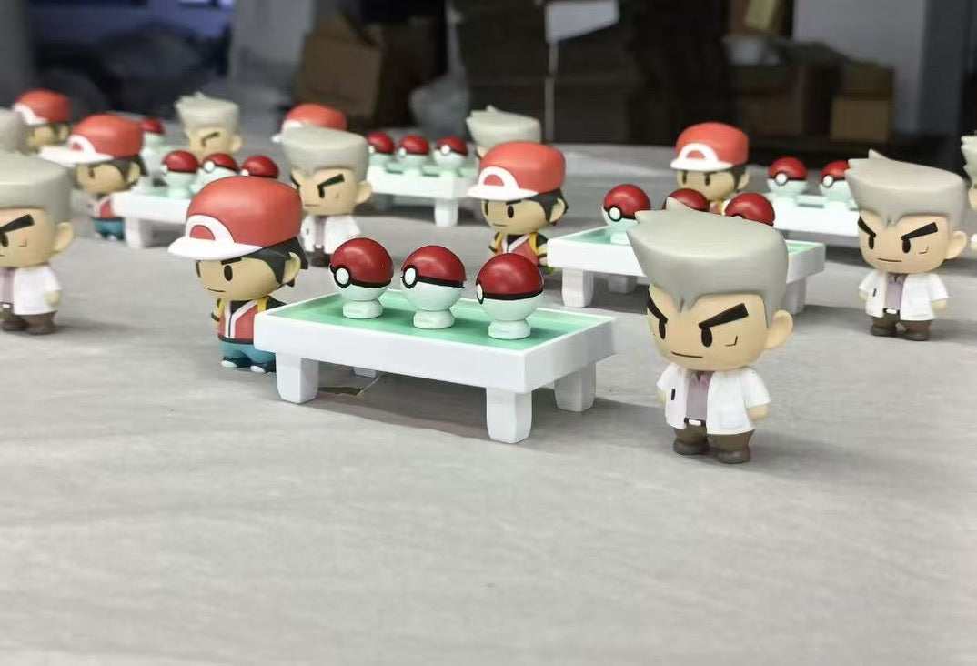 [IN STOCK] Mini figure [BRAVIARY] - Red (Adventures) & Professor Samuel Oak