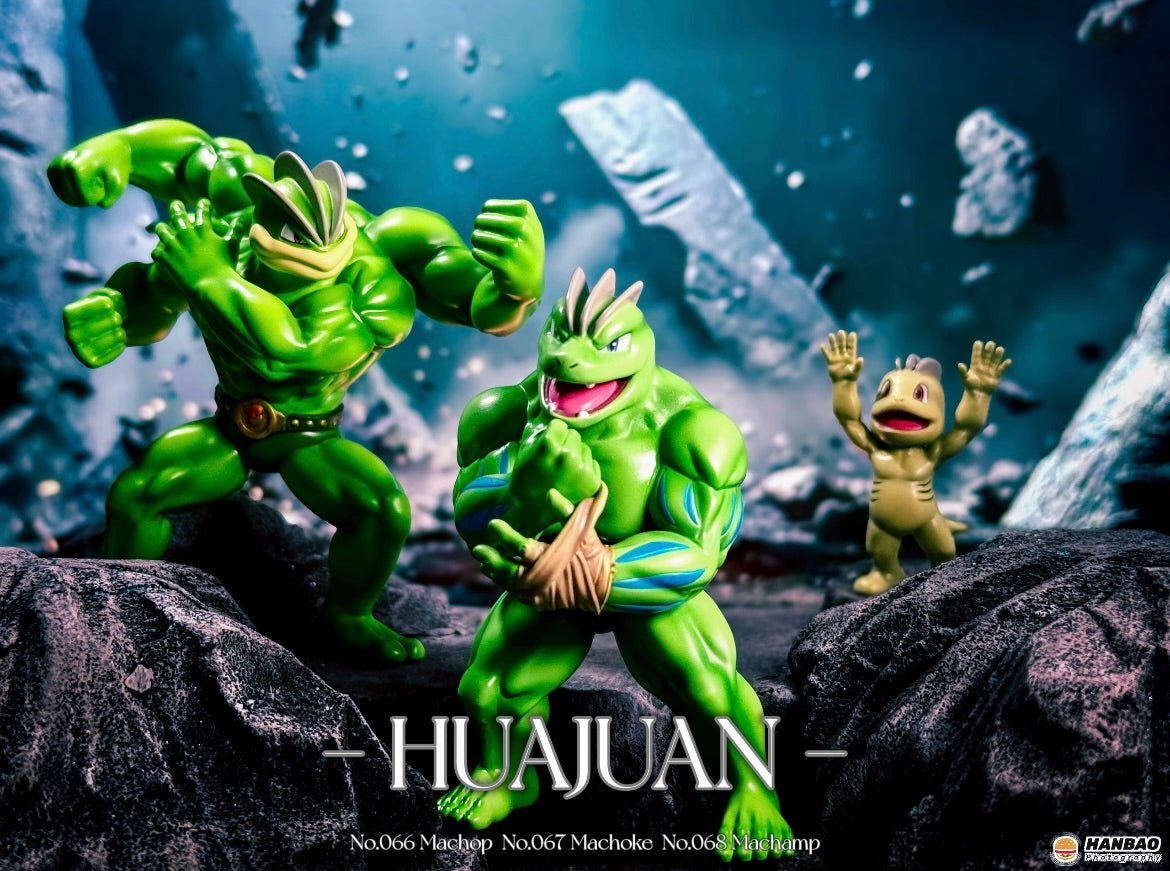[IN STOCK] 1/20 Scale World Figure [HJ] - Machop & Machoke & Machamp