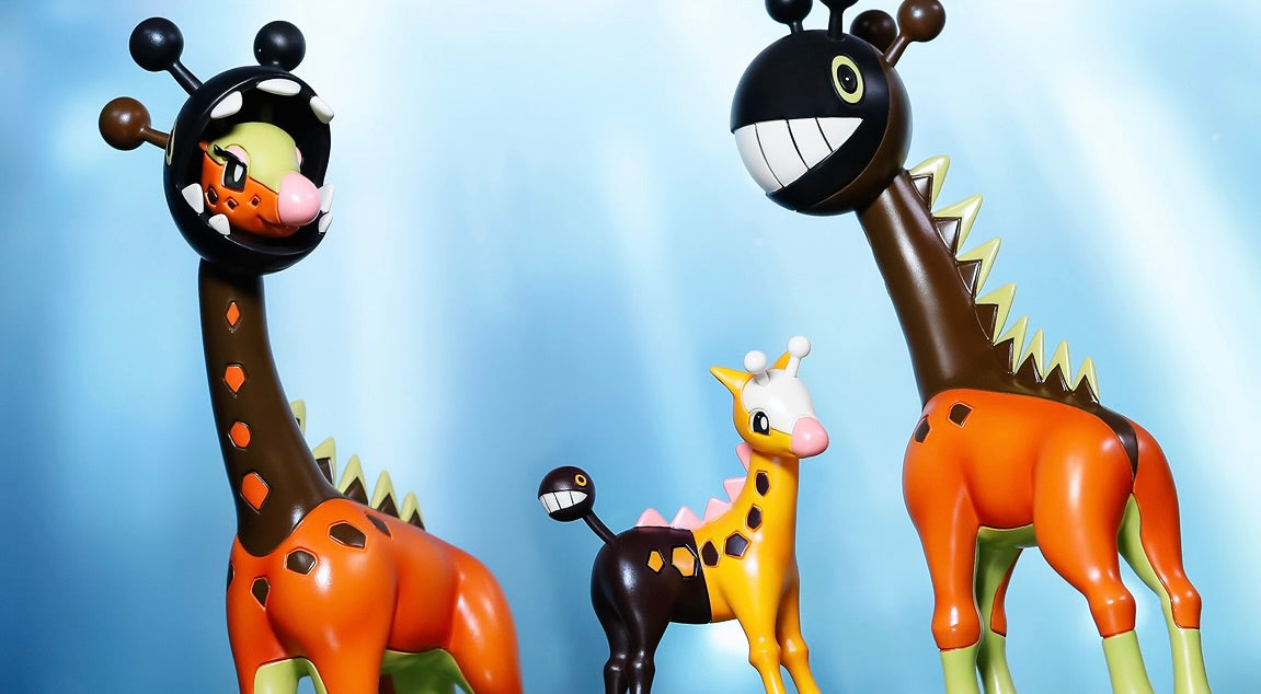 [IN STOCK] 1/20 Scale World Figure [T1] - Girafarig & Farigiraf