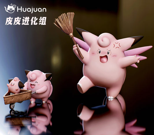 [PREORDER] 1/20 Scale World Figure [HJ] - Clefairy & Clefable & Cleffa