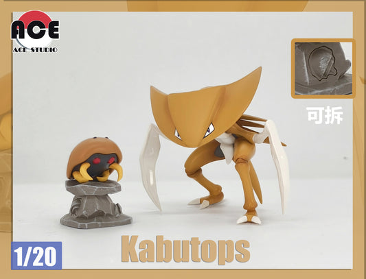 [PREORDER] 1/20 Scale World Figure [ACE] - Kabuto & Kabutops