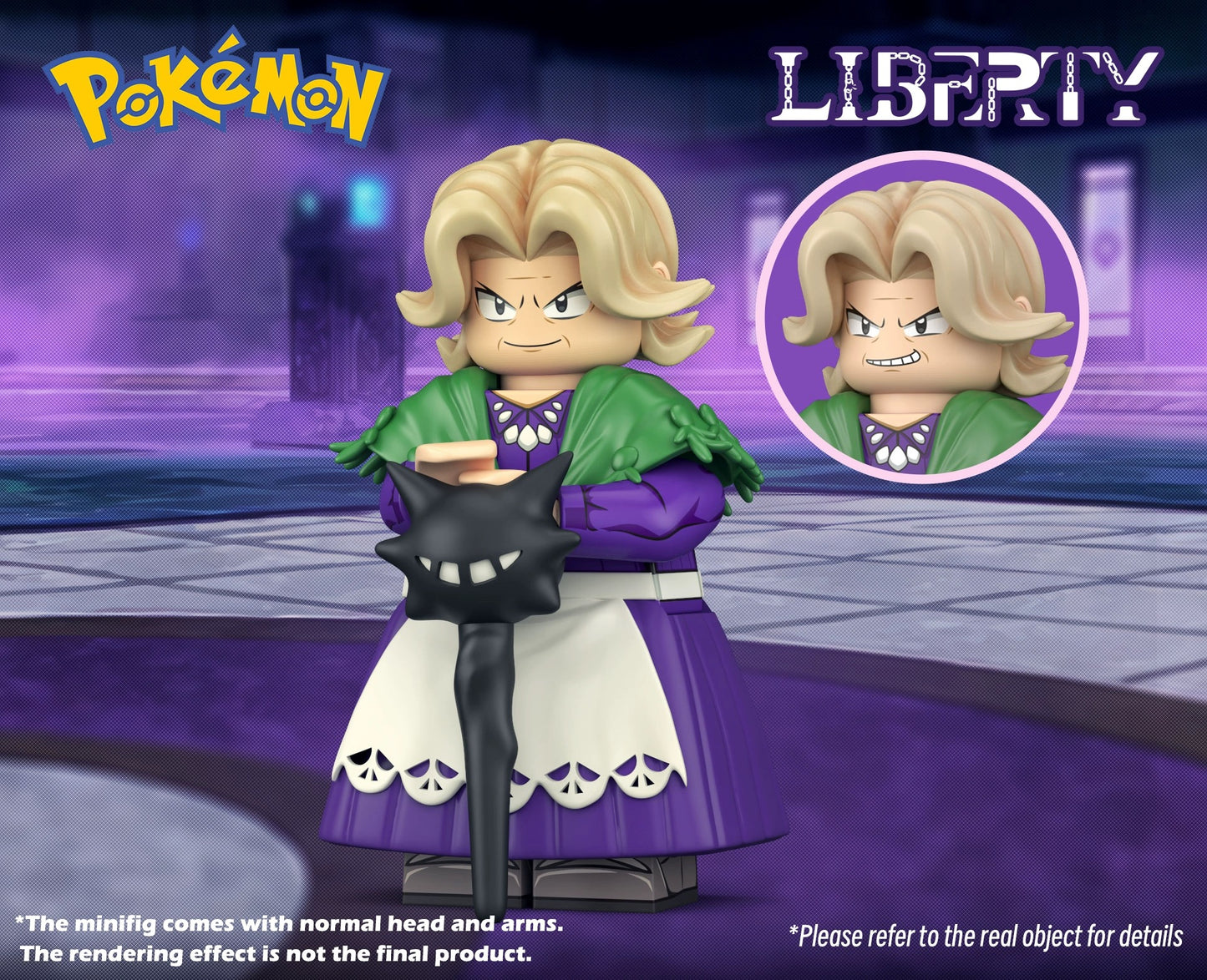 [PREORDER] Pokémon Minifigure [LIBERTY BRICK] - Agatha & Golbat & Arbok