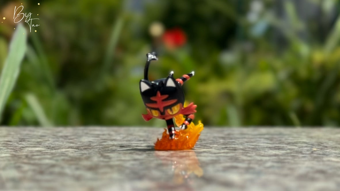 [IN STOCK] 1/20 Scale World Figure [WONDER] - Litten & Torracat & Incineroar