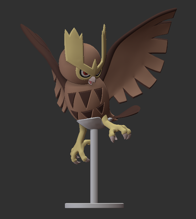 [REMAINING BALANCE] 1/20 Scale World Figure [MEGAZZ] - Hoothoot & Noctowl