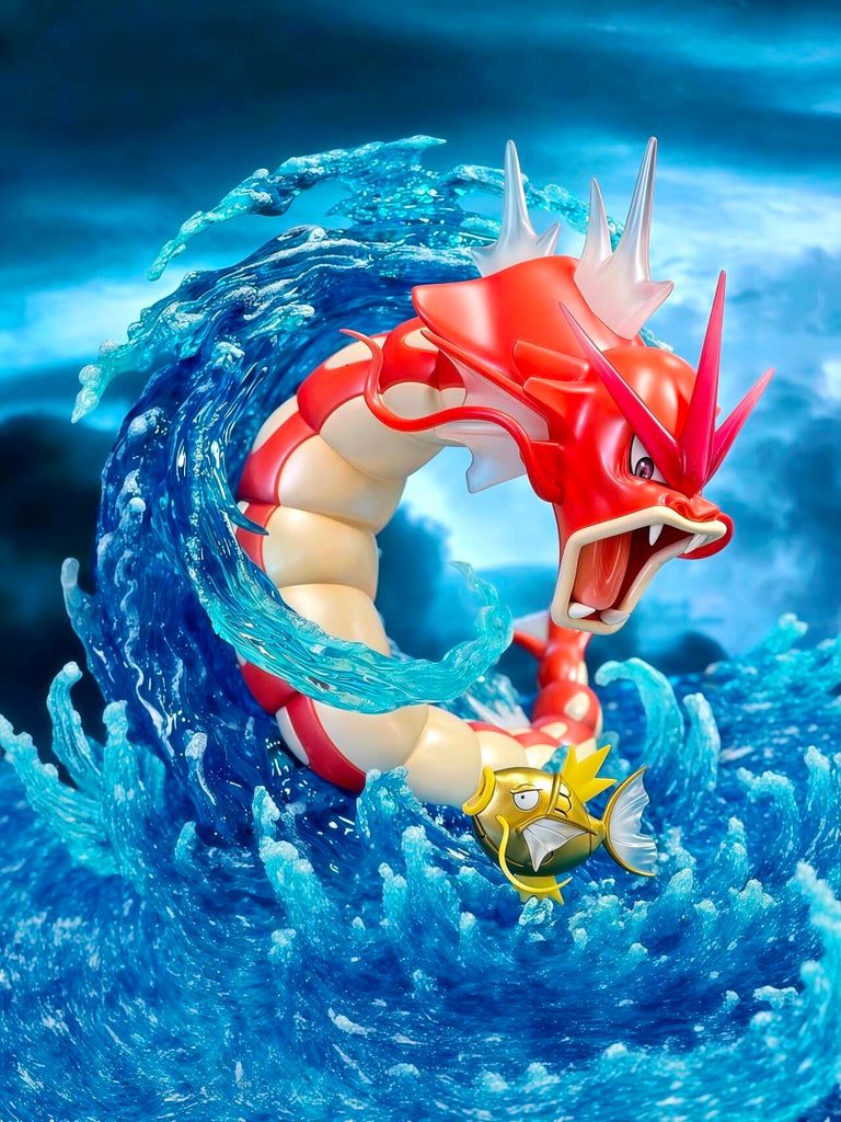 [IN STOCK] 1/20 Scale World Figure [PALLET TOWN] - Magikarp & Gyarados