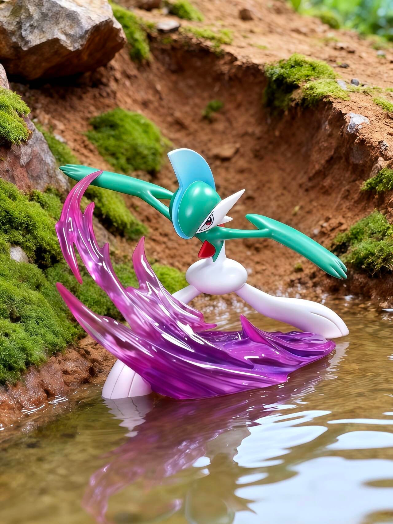 [IN STOCK] 1/20 Scale World Figure [PALLET TOWN] - Ralts & Kirlia & Gardevoir & Gallade