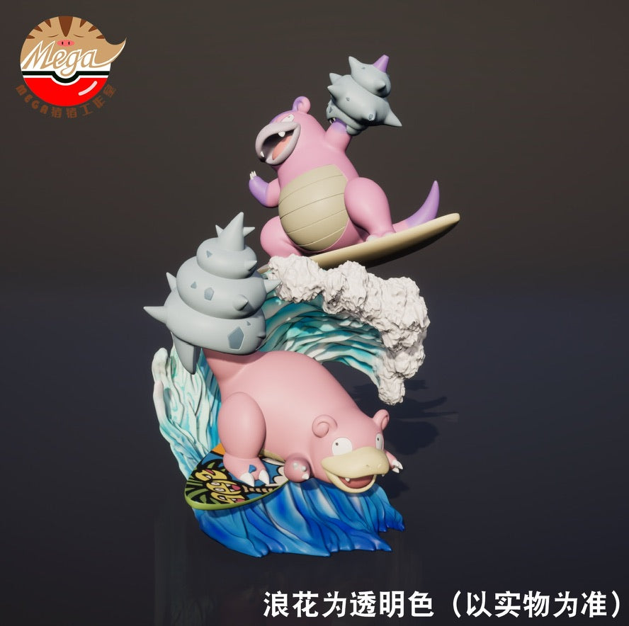 [PREORDER] 1/20 Scale World Figure [MEGAZZ] - Slowbro & Slowking & Galarian Slowbro & Galarian Slowking