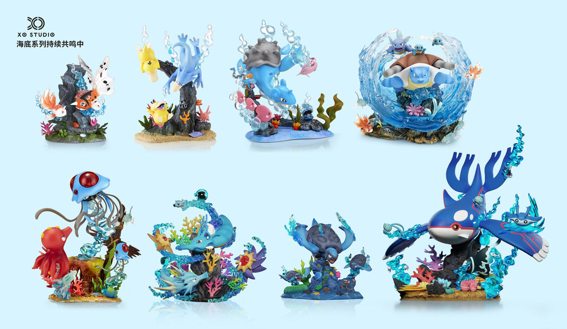 [PREORDER] 1/20 Scale World Figure [XO] - Kyogre & Finneon & Lumineon & Mantyke & Manaphy & Wishiwashi & Pincurchin