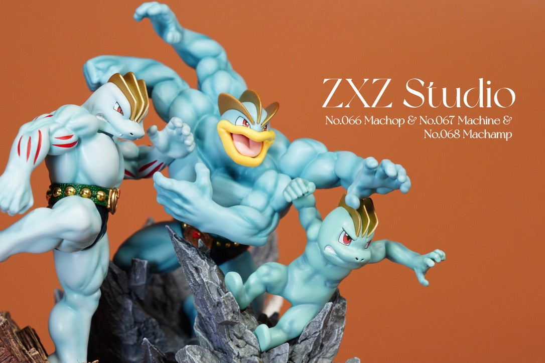 [IN STOCK] 1/20 Scale World Figure [PALLET TOWN] - Machop & Machoke & Machamp B