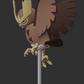 [REMAINING BALANCE] 1/20 Scale World Figure [MEGAZZ] - Hoothoot & Noctowl