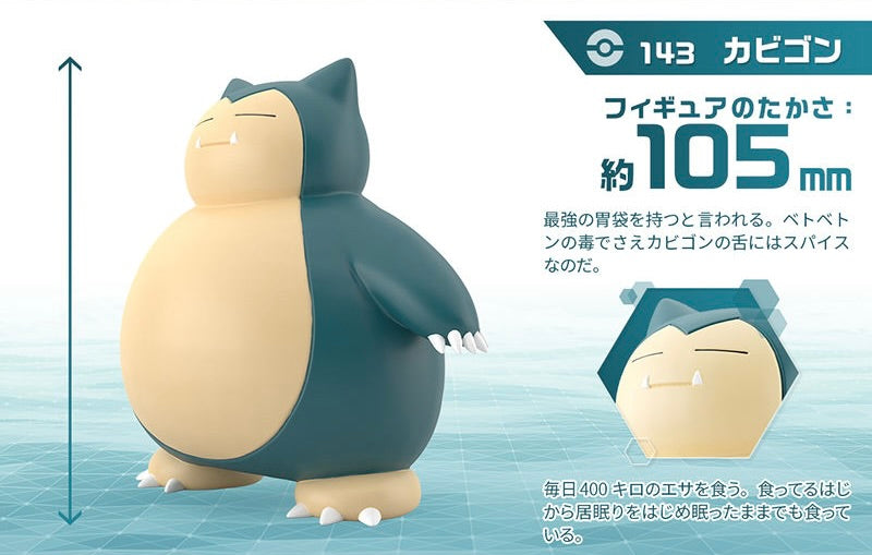 [IN STOCK] 1/20 Scale World Figure [BANDAÏ] - Red (Adventures) & Snorlax
