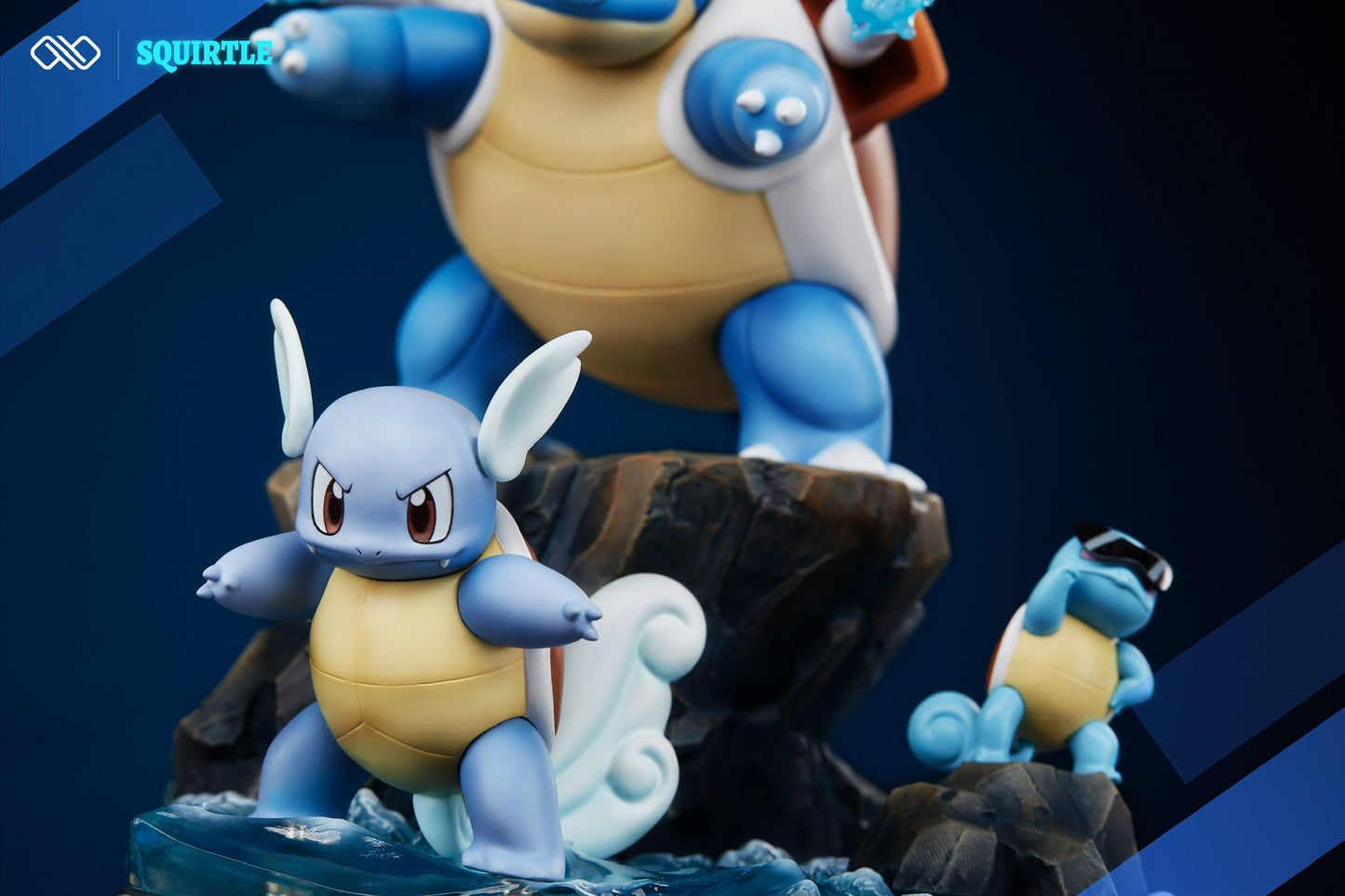 [IN STOCK] 1/20 Scale World Figure [INFINITE] - Squirtle & Wartortle & Blastoise