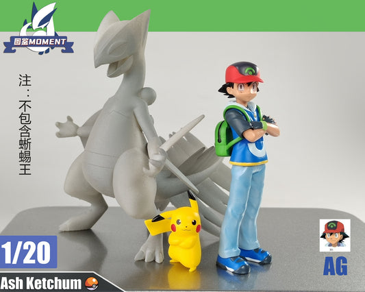 [PREORDER CLOSED] 1/20 Scale World Figure [POKEDEX MOMENT] - Ash Ketchum & Pikachu