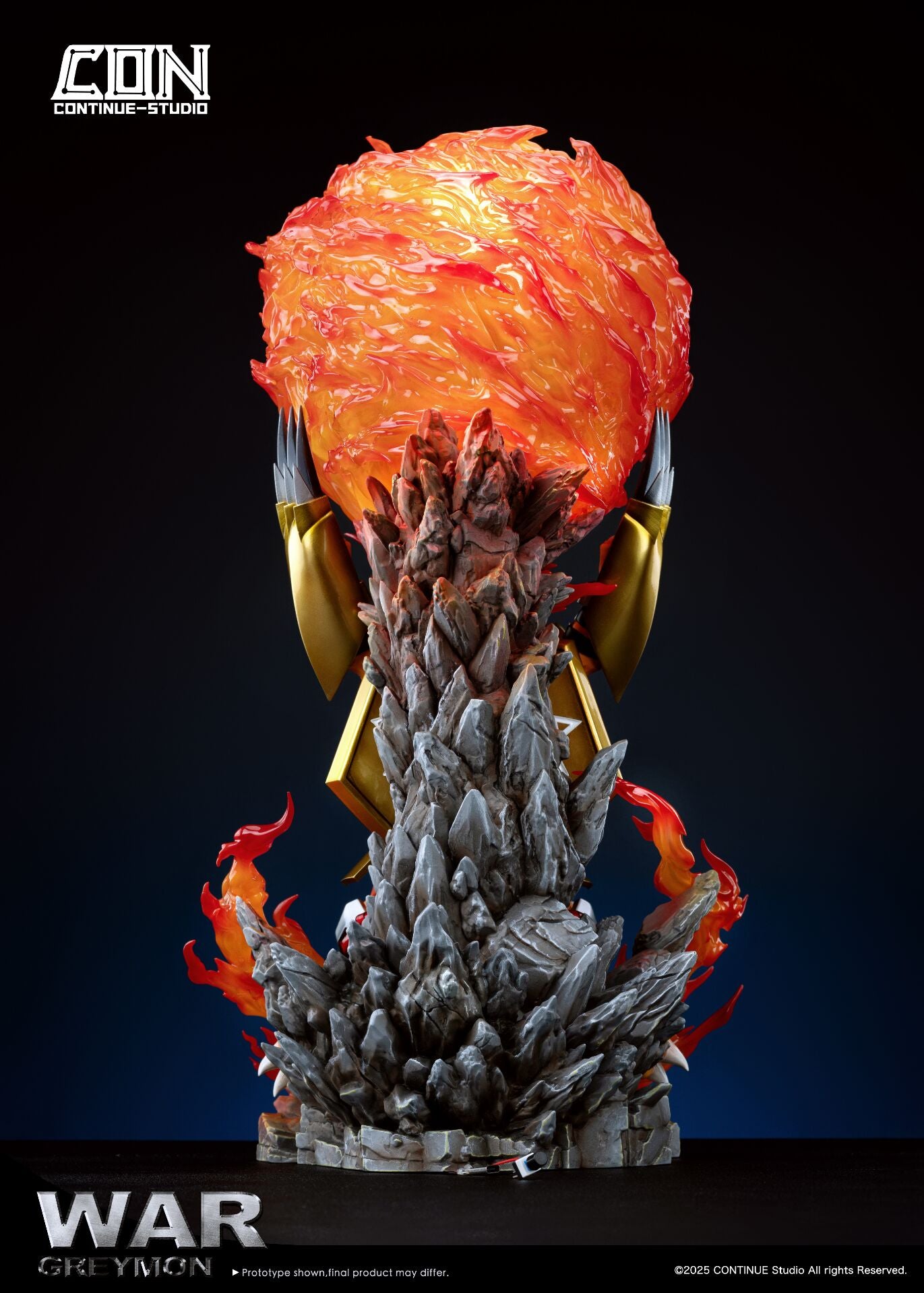[PREORDER] Digimon Figure [CONTINUE] - War Greymon
