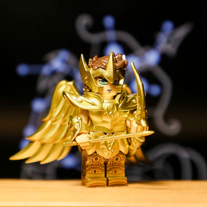 [IN STOCK] Custom Designed Minifigure [MINIFIGURE WORLD] - Gold Saint