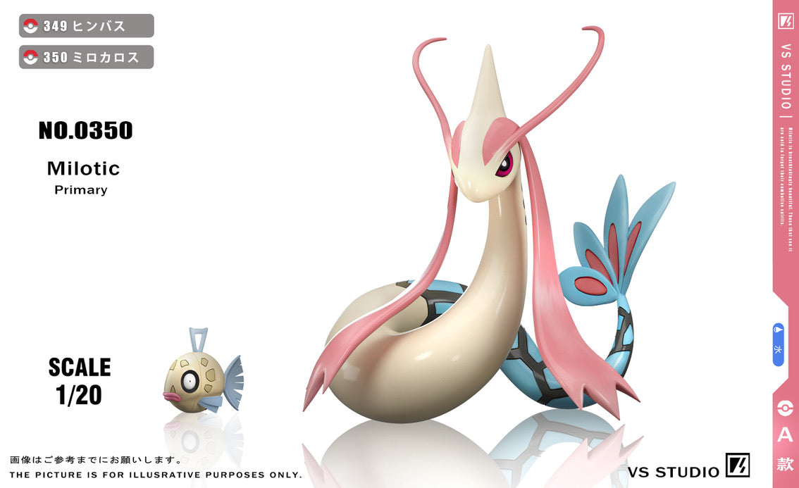 [PREORDER] 1/20 Scale World Figure [VS] - Feebas & Milotic