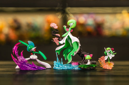 [IN STOCK] 1/20 Scale World Figure [PALLET TOWN] - Ralts & Kirlia & Gardevoir & Gallade
