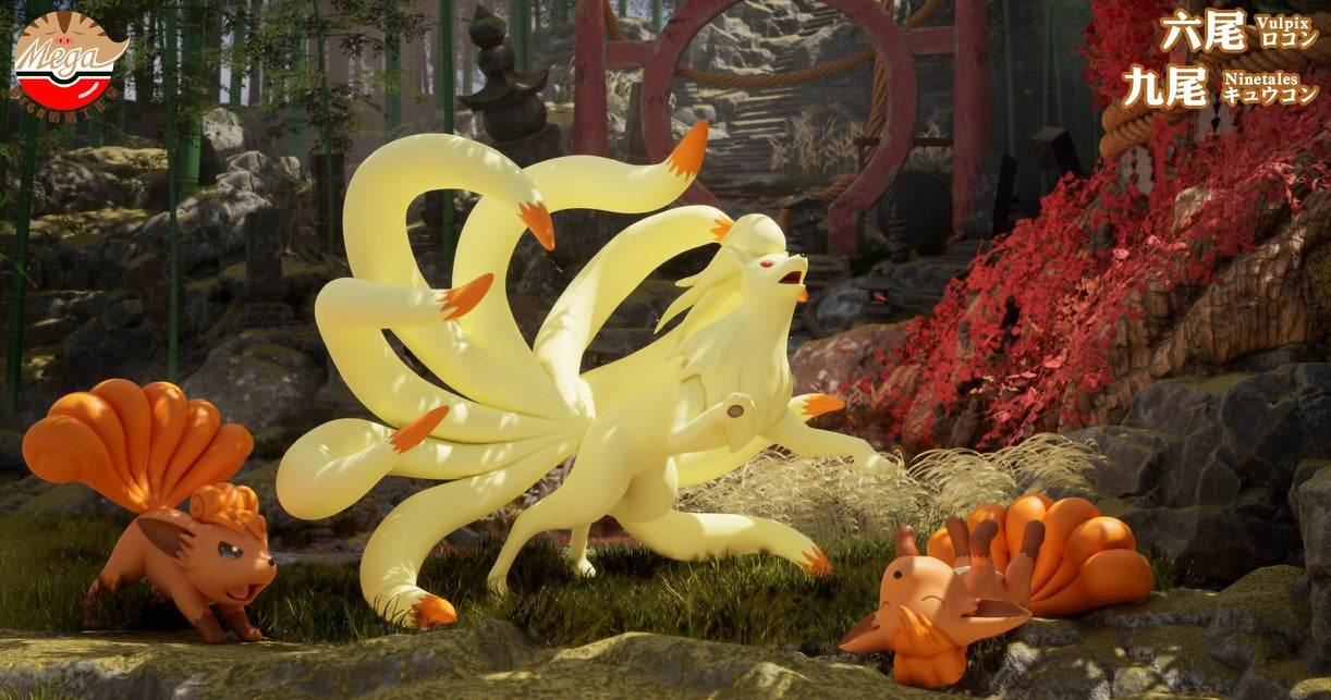 [PREORDER] 1/20 Scale World Figure [MEGAZZ] - Vulpix & Ninetales