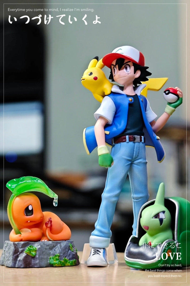 [IN STOCK] 1/20 Scale World Figure [LW] - Ash Ketchum & Pikachu