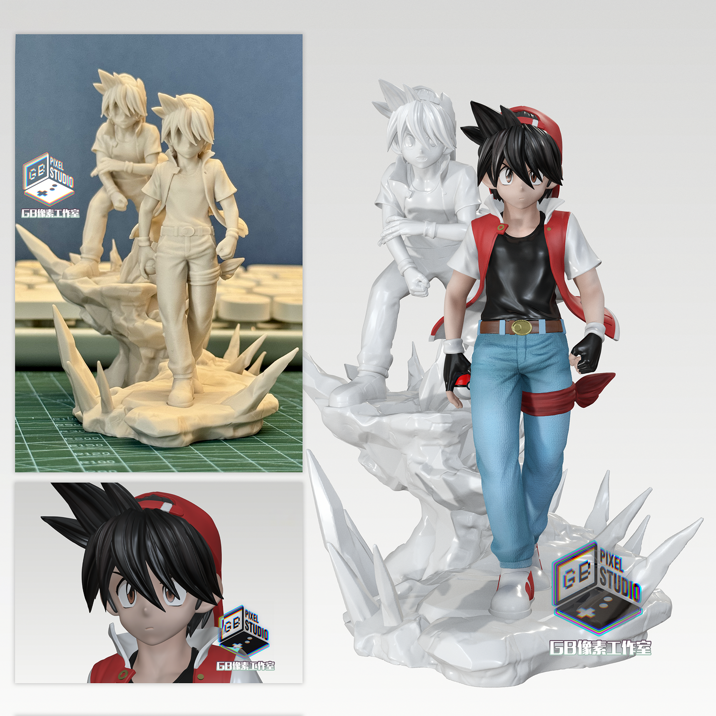 [PREORDER] 1/20 Scale World Figure [GB PIXEL] - Red (Adventures)