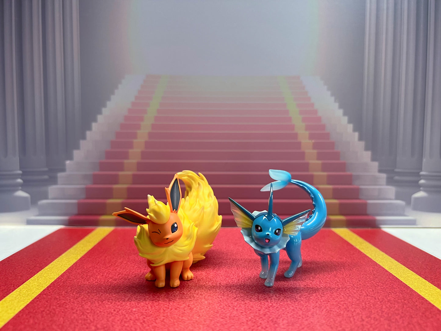 [IN STOCK] 1/20 Scale World Figure [CORONET] - Vaporeon & Flareon