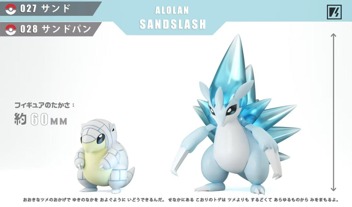 [PREORDER] 1/20 Scale World Figure [VS] - Alolan Sandshrew & Sandslash