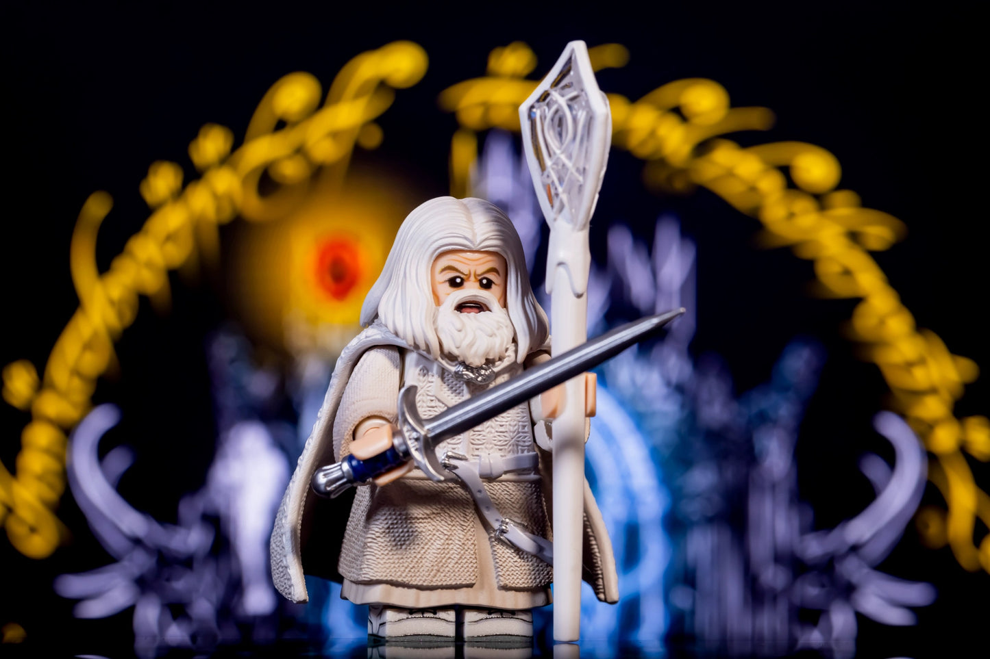 [IN STOCK] The Lord of the Rings Minifigure [LIBERTY BRICK] - Gandalf The White