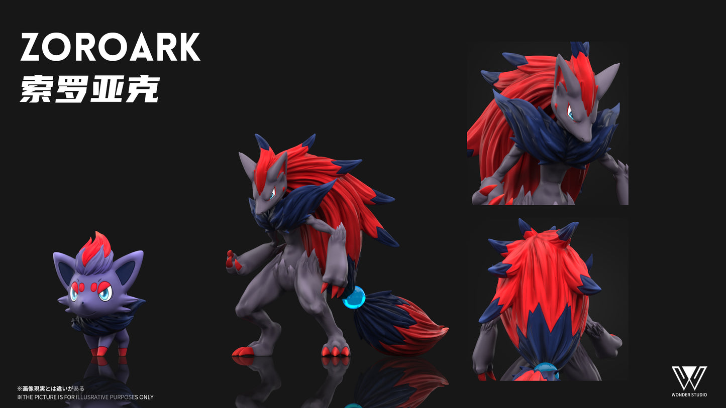 [REMAINING BALANCE] 1/20 Scale World Figure [WONDER] - Zorua & Zoroark