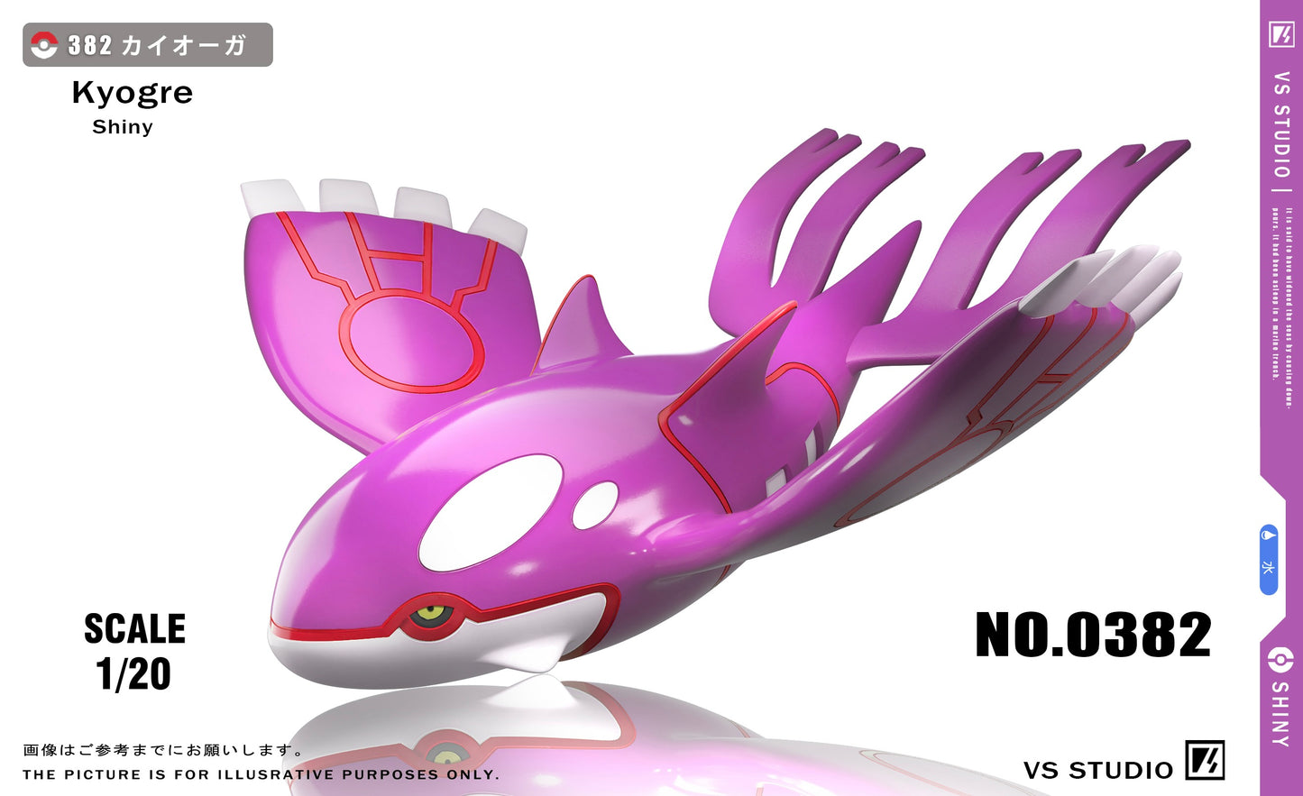[PREORDER] 1/20 Scale World Figure [VS] - Kyogre