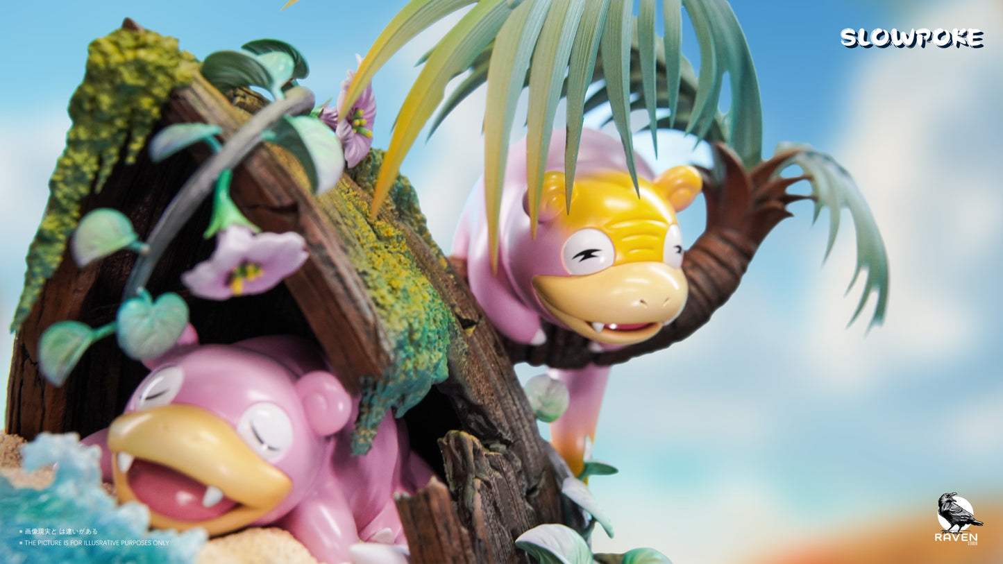 [PREORDER] Mini Statue [RAVEN] - Slowpoke & Galarian Slowpoke