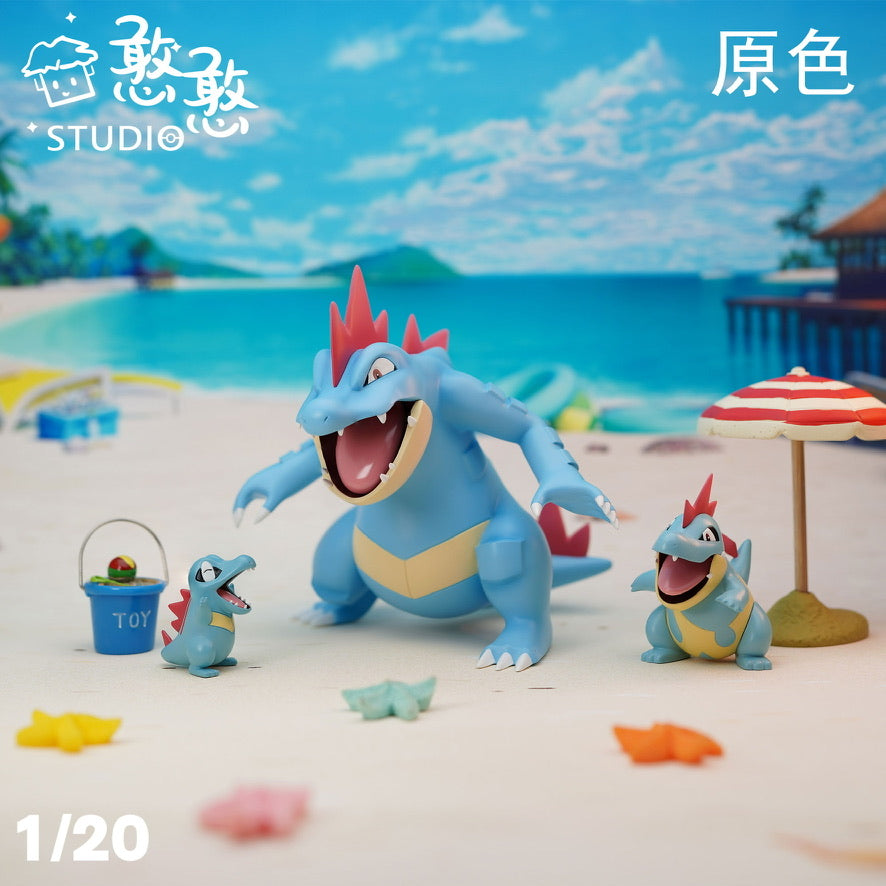 [PREORDER CLOSED] 1/20 Scale World Figure [HH] - Totodile & Croconaw & Feraligatr