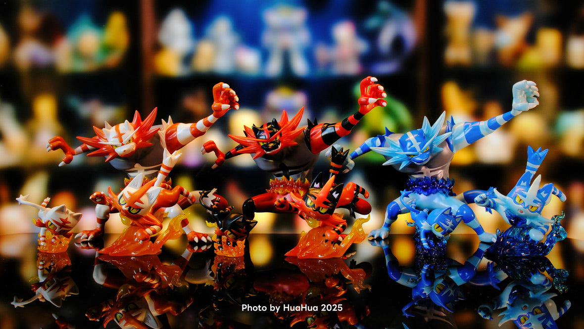 [IN STOCK] 1/20 Scale World Figure [WONDER] - Litten & Torracat & Incineroar
