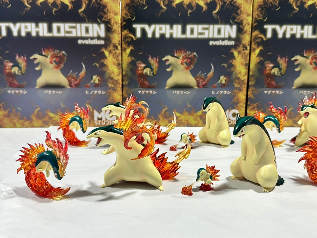 [IN STOCK] 1/20 Scale World Figure [MG] - Cyndaquil & Quilava & Typhlosion